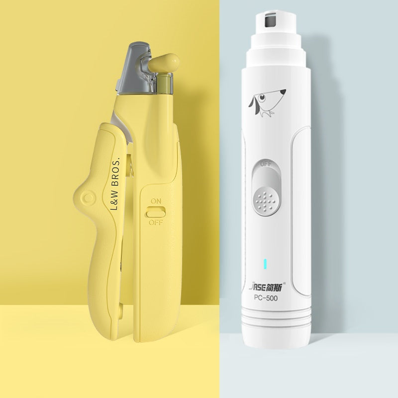 Negleklipper med LED-lys