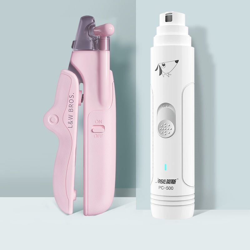 Negleklipper med LED-lys