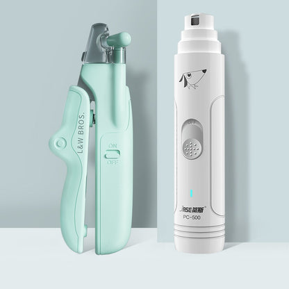 Negleklipper med LED-lys