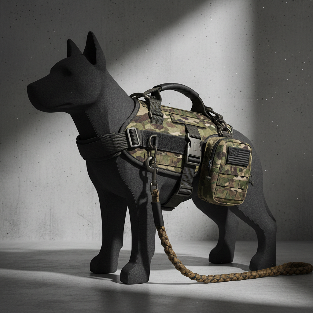Tactical K9 dog harness - military-grade quality