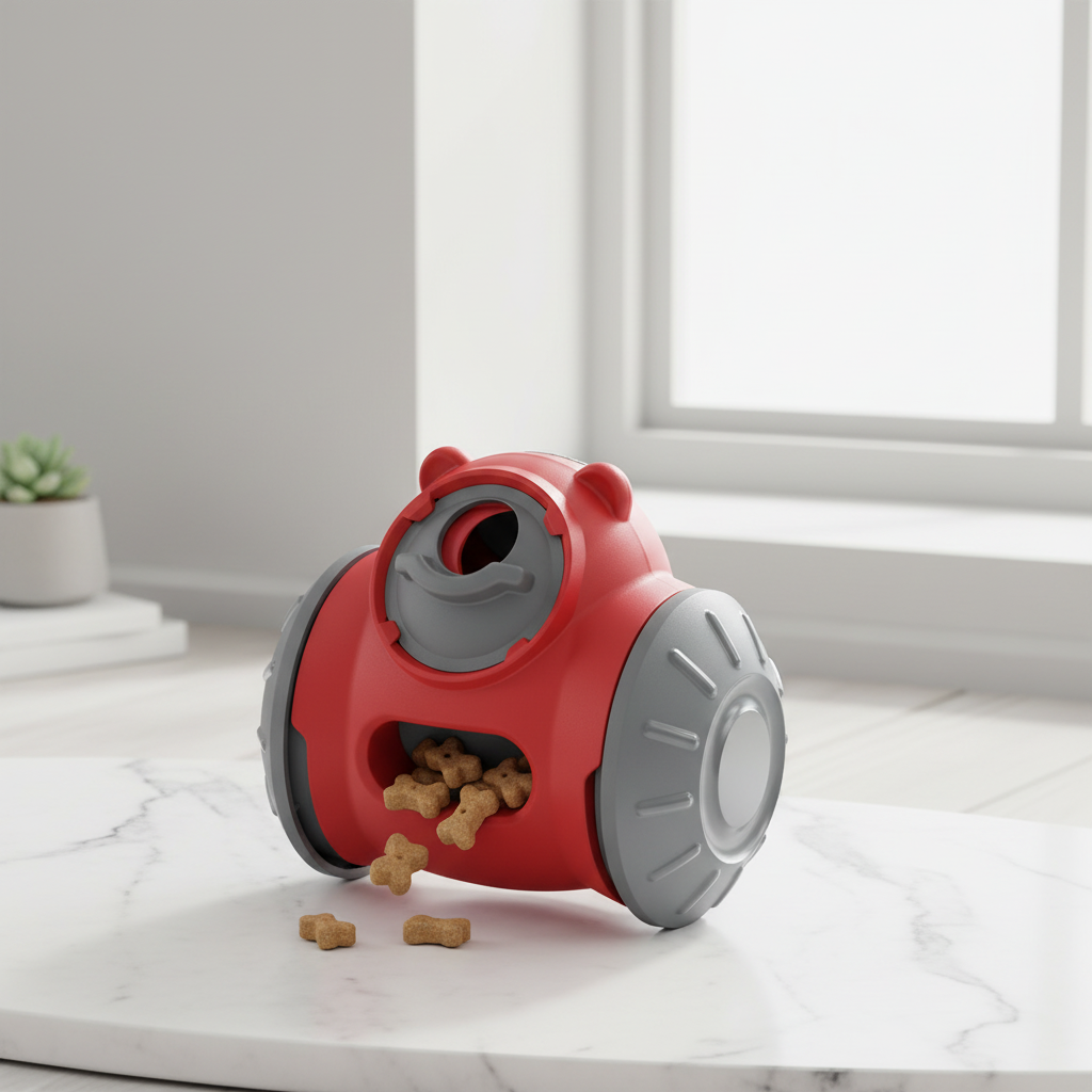 Premium hundetumbler rød